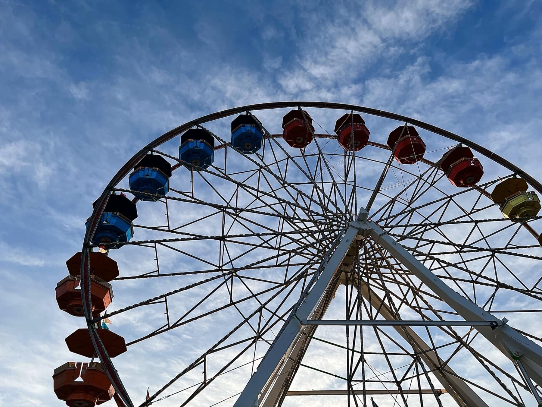 The Ferris wheel at the Carolina Beach Boardwalk amusement park